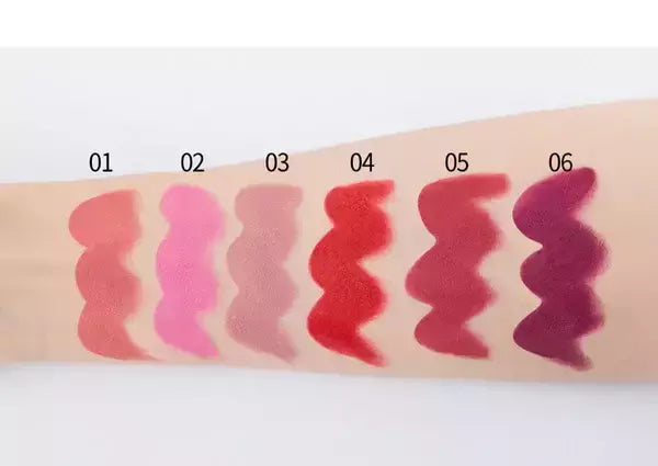 Kit de Batons Matte Handaiyan com 6 Cores Modernas e Duradouras