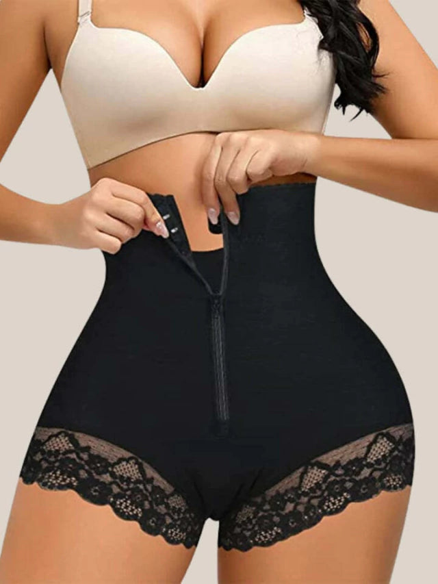 Calcinha Modeladora com Renda - Afina a Cintura e Empina Bumbum