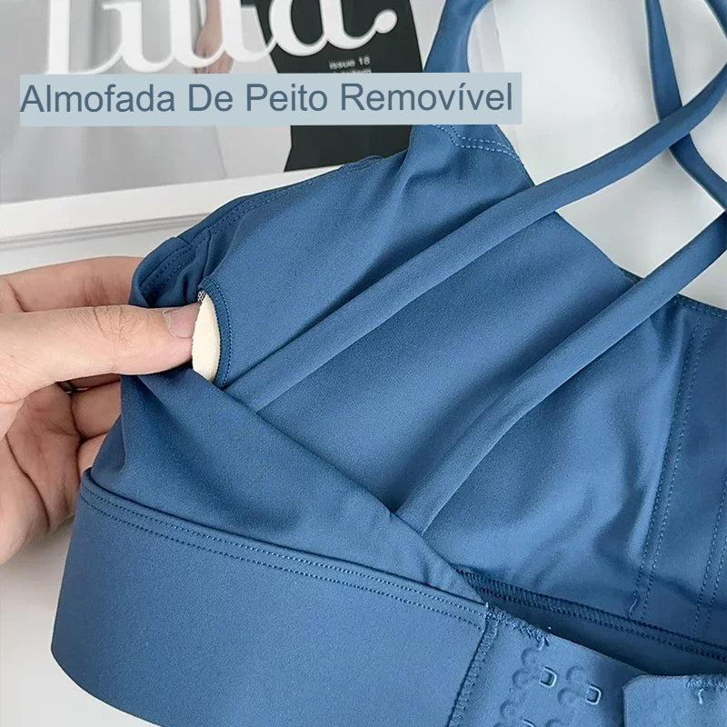 Sutiã Top Cruzado Confort