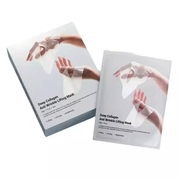 Kit Máscara Facial Noturna com Colágeno Hidratante