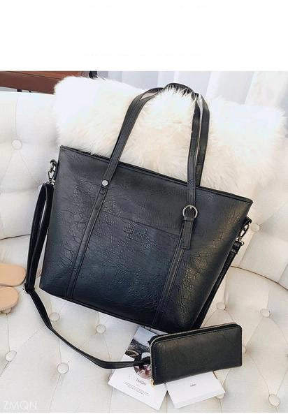 Bolsa Vintage com Carteira: Estilo Sofisticado e Espaço Ideal