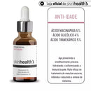 Sérum Facial Anti-Idade SkinHealth com Niacinamida, Ácido Glicólico