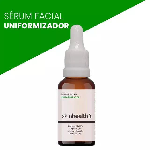 Sérum Facial Uniformizador SkinHealth com Niacinamida 10% + Oligomix