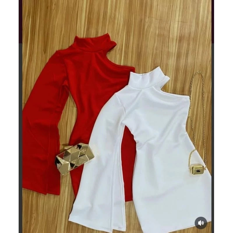 Vestido Feminino Manga Nula Melissa