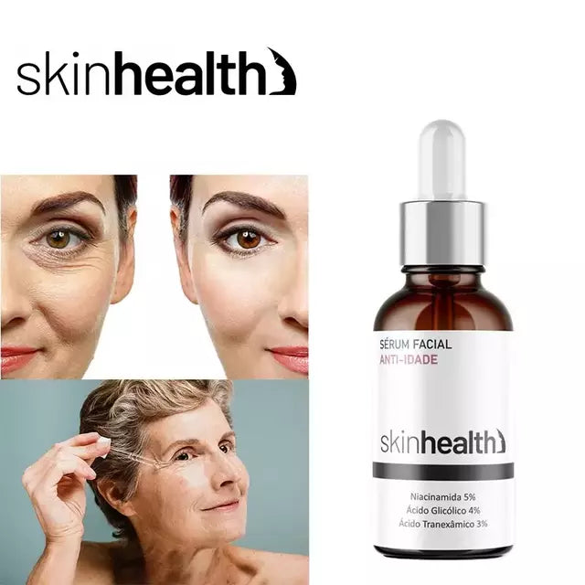 Sérum Facial Anti-Idade SkinHealth com Niacinamida, Ácido Glicólico