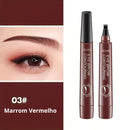 Caneta para Sobrancelhas 4 Pontas à Prova D’água (Pague 1 Leve 2)