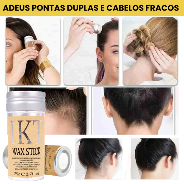 Wax Stick - Finalizador para Cabelos Anti Frizz (COMPRE 1 LEVA 2)