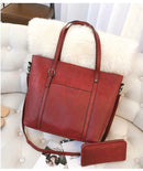 Bolsa Vintage com Carteira: Estilo Sofisticado e Espaço Ideal