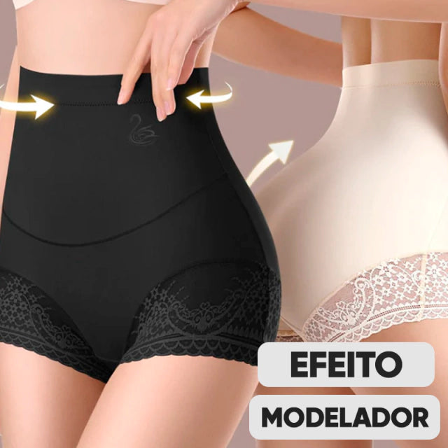 Calcinha Modeladora Cintura Alta (COMPRE 1 LEVE 3)