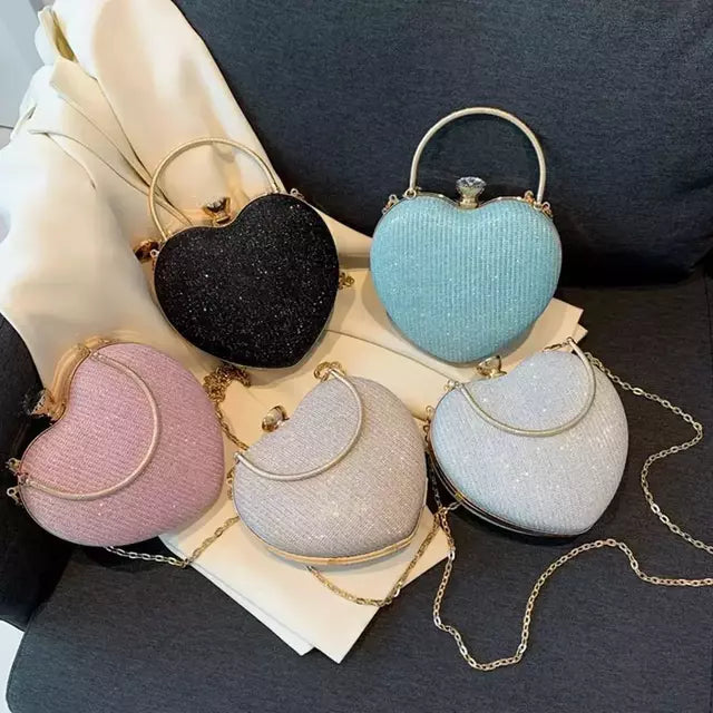 Bolsa Feminina Coração Luxo