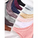 Kit 10 Calcinha Fio Dental Canelada Confortável