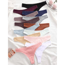 Kit 10 Calcinha Fio Dental Canelada Confortável