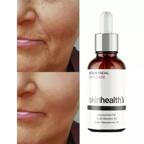 Sérum Facial Anti-Idade SkinHealth com Niacinamida, Ácido Glicólico