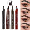 Caneta para Sobrancelhas 4 Pontas à Prova D’água (Pague 1 Leve 2)